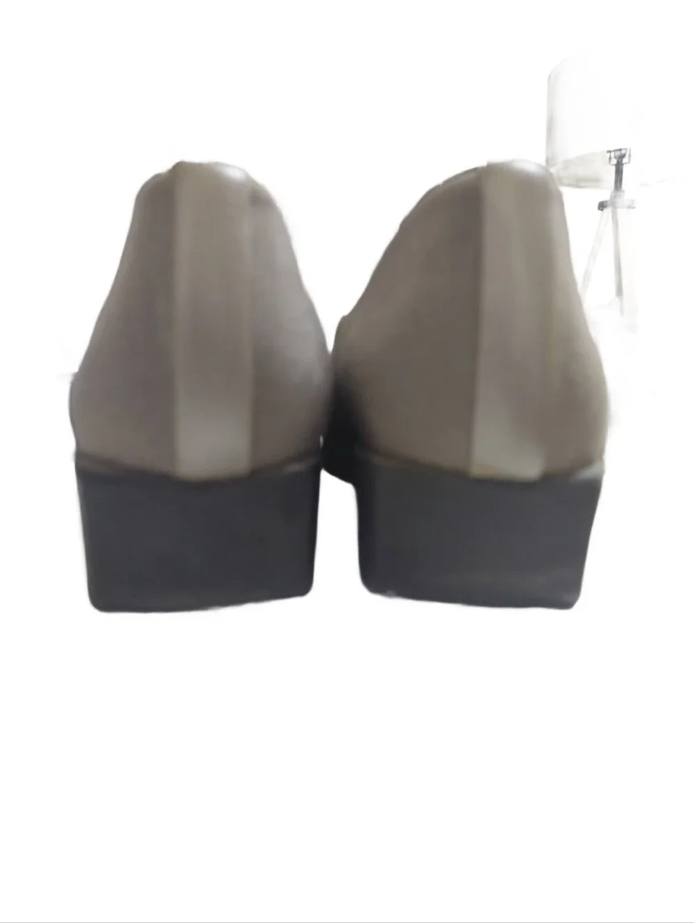 Stuart Weitzman Gray Fabric Slip-On Loafers Women's Size 9 M
